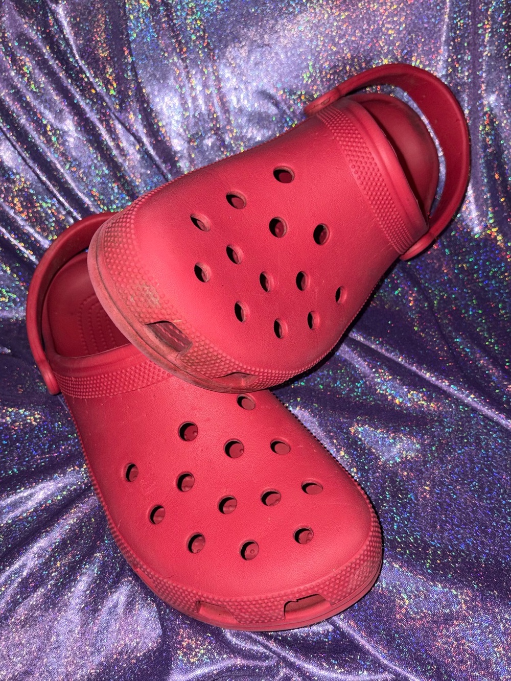 Mens Red Crocs